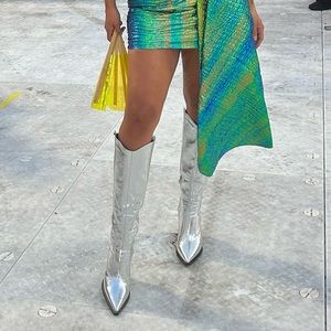 Boohoo cowboy boots